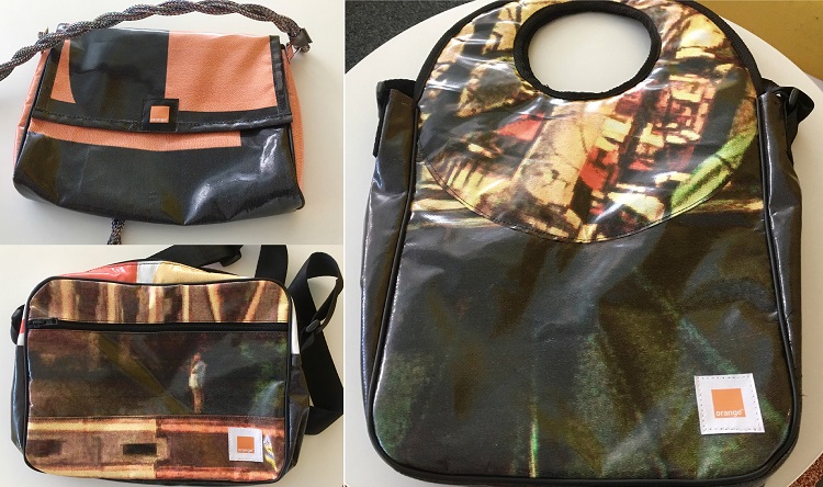 Torby z banerów przygotowanych na potrzeby Światowych Dni Młodzieży 2016