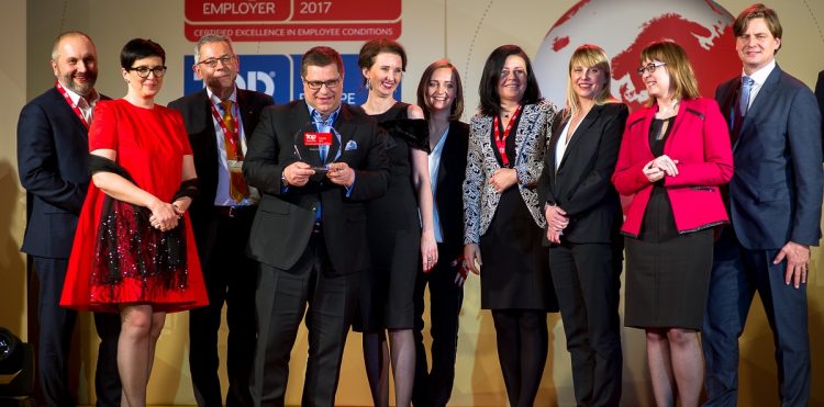 Zdjęcie z gali Top Employer