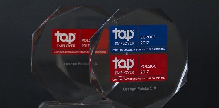 Orange Polska wśród najlepszych pracodawców w Polsce