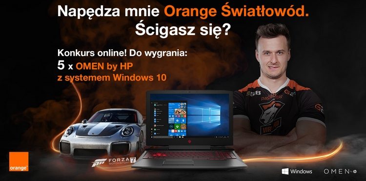 Pashę dopala Orange Światłowód. Prześcignij go i zgarnij laptopa HP Omen