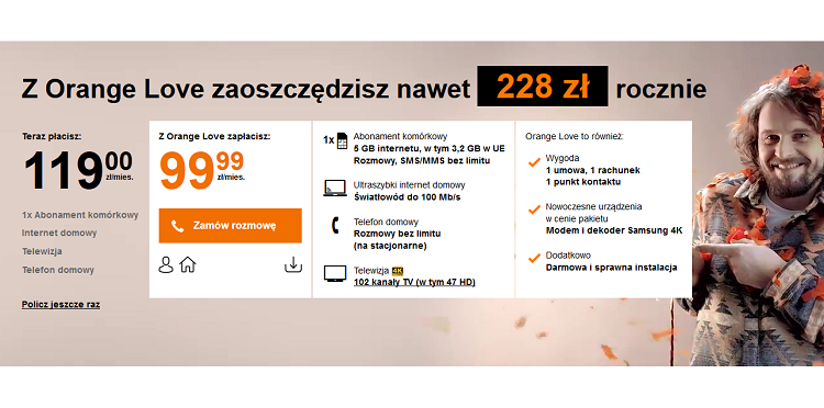 Kalkulator Orange Love - podsumowanie wyceny