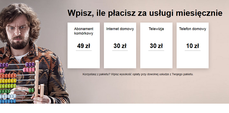 Kalkulator Orange Love - ile kosztują Twoje usługi