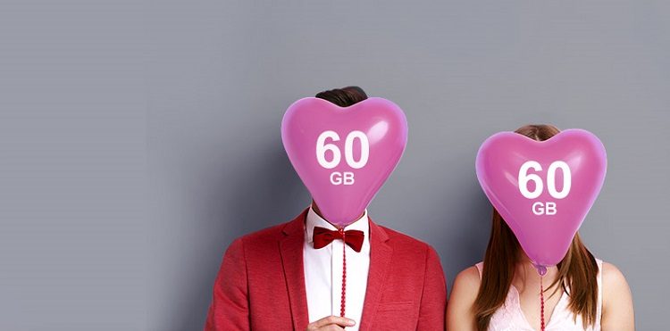60 GB na Walentynki dla „duetów”… i nie tylko!