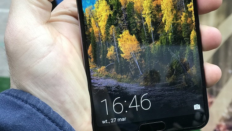 Huawei P20 Pro - wyświetlacz - dół