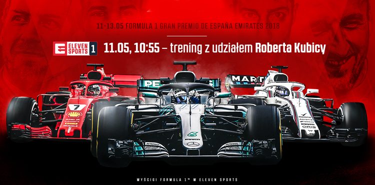 F1 GP Hiszpanii z udziałem Roberta Kubicy w Orange TV w 4K