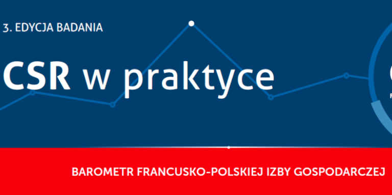 okładka raportu z badania CSR Barometr