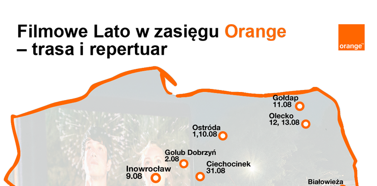 Filmowe Lato w zasięgu Orange – sierpniowa trasa i repertuar