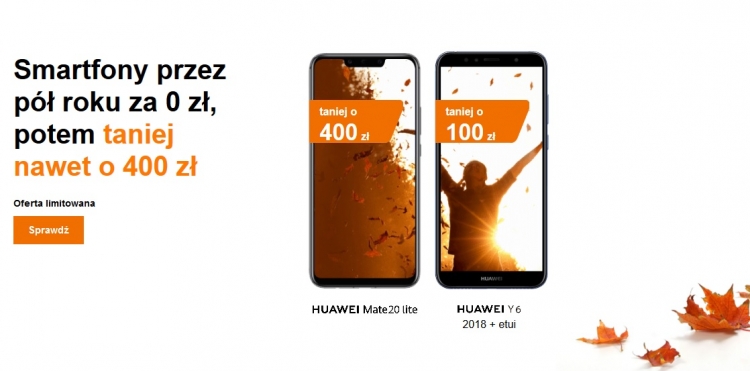 Smartfony Huawei taniej nawet o 400 PLN