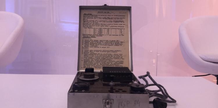 Konspiracyjny Nadajnik radiowy NSP - 84, zdjęcie urządzenia