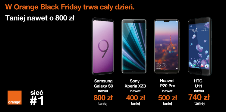 Black Friday w Orange. Smartfony tańsze nawet o 800 zł