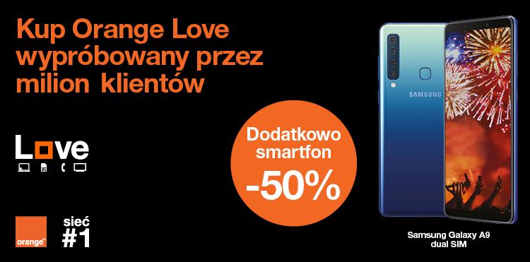 Warto dołączyć do miliona klientów Orange Love i kupić smartfon za pół ceny