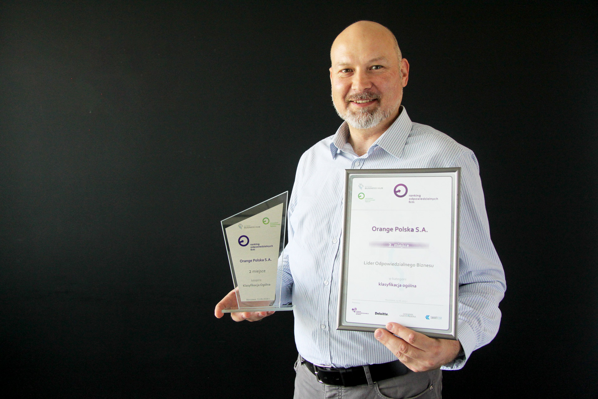 Ranking Odpoiwedizlanych Firm - Piotr Placha z nagrodami 