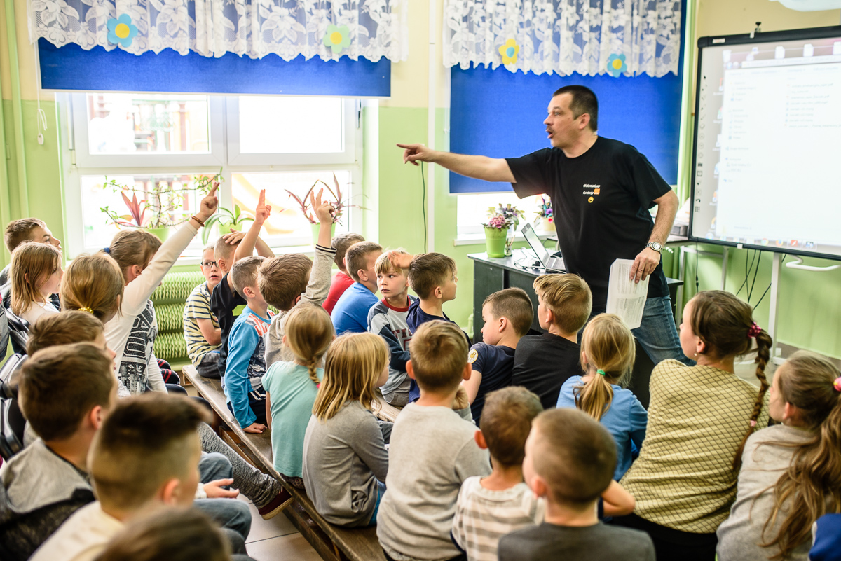 Wolontariusz Fundacji Orange