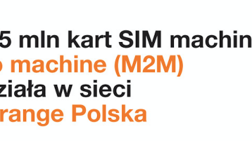 W sieci Orange Polska działa już 1,5 mln kart M2M