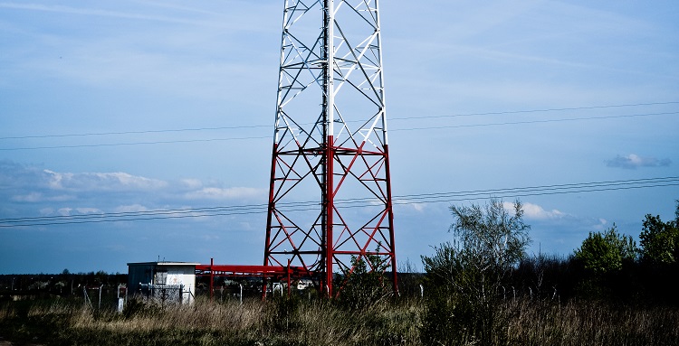 Dolna część stacji bazowej Orange Polska