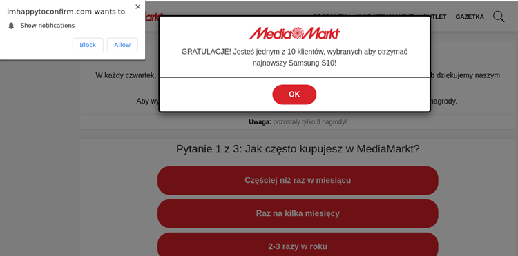SMS z nagrodą? To wyłudzenia!
