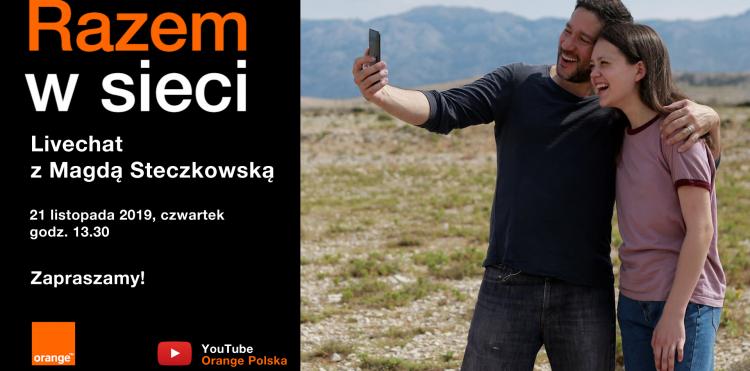 Razem w sieci – rozmowa z Magdą Steczkowską – zapraszamy na live chat
