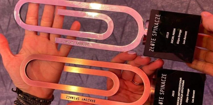 Dwa Złote Spinacze dla Ekipy Orange