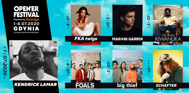 Kendrick Lamar, Michael Kiwanuka i FKA Twigs kolejnymi wykonawcami Open’er Festival powered by Orange