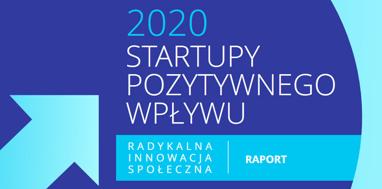 okładka - raport Startupy Pozytywnego Wpływu