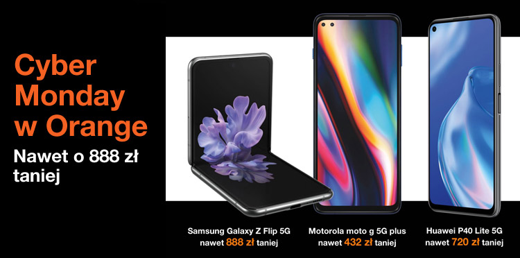 cyber monday w orange