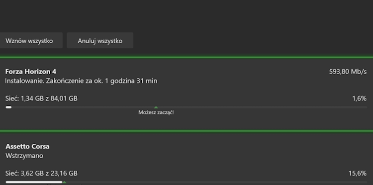 internet xbox one series x orange