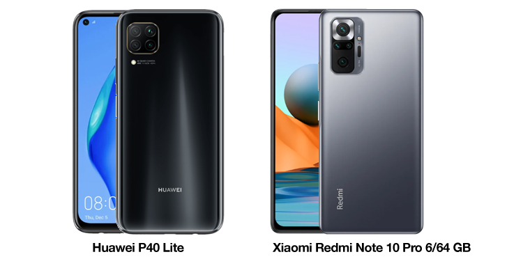 Huawei P40 Lite i Xiaomi Redmi Note 10 Pro kupicie taniej