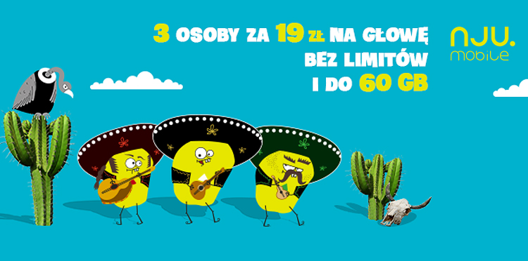 Nowy numer dodatkowy w nju mobile. Oprócz duetów teraz w nju także trio