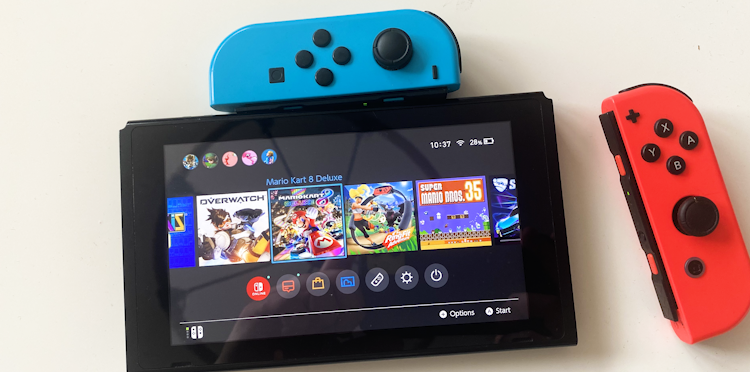 nintendo switch orange joy con