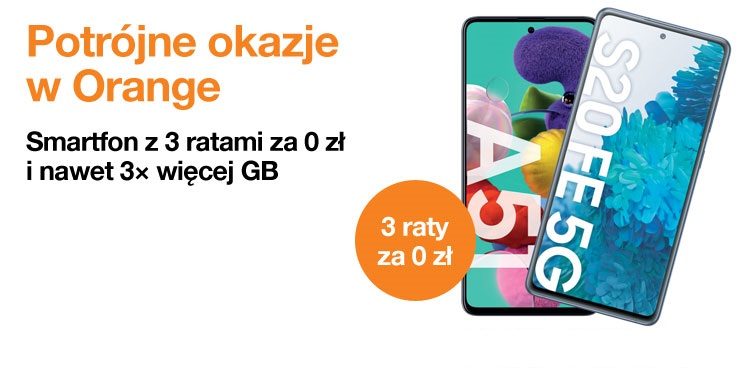 Potrójne okazje w Orange