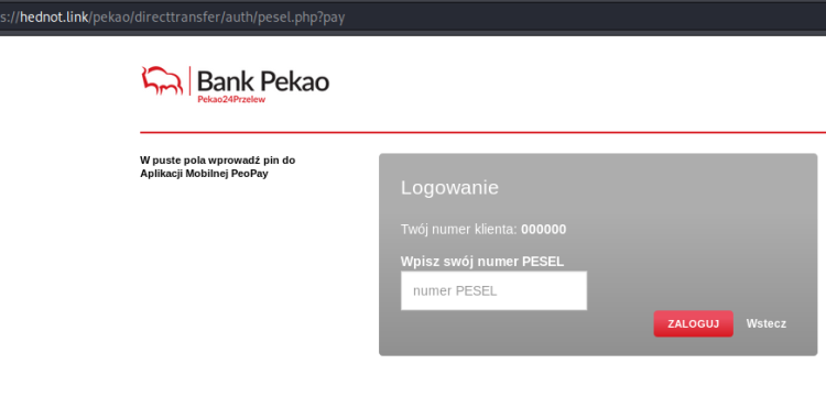 Hasło do banku – gdzie je wpisujesz?