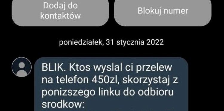 Nowe oszustwo „na BLIK”