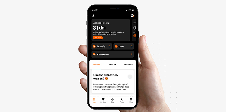 Paczka 100 GB za logowanie do Mój Orange