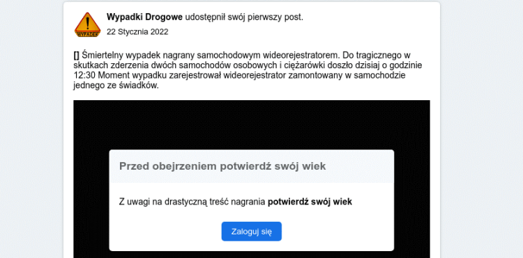 Fałszywe strony, które łączy… policja