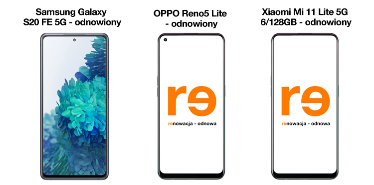 Odnowione smartfony tańsze w niedzielę
